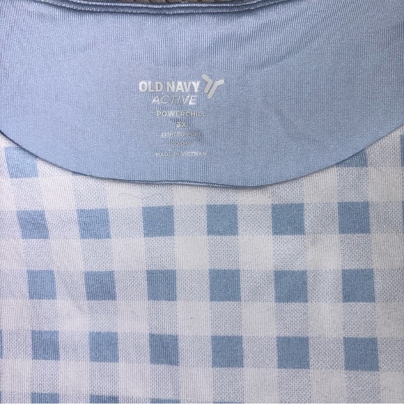 🆕 Old Navy Active Womens Plus 3X Powersoft Built in Bra Athletic Tank Top Blue - Picture 3 of 14